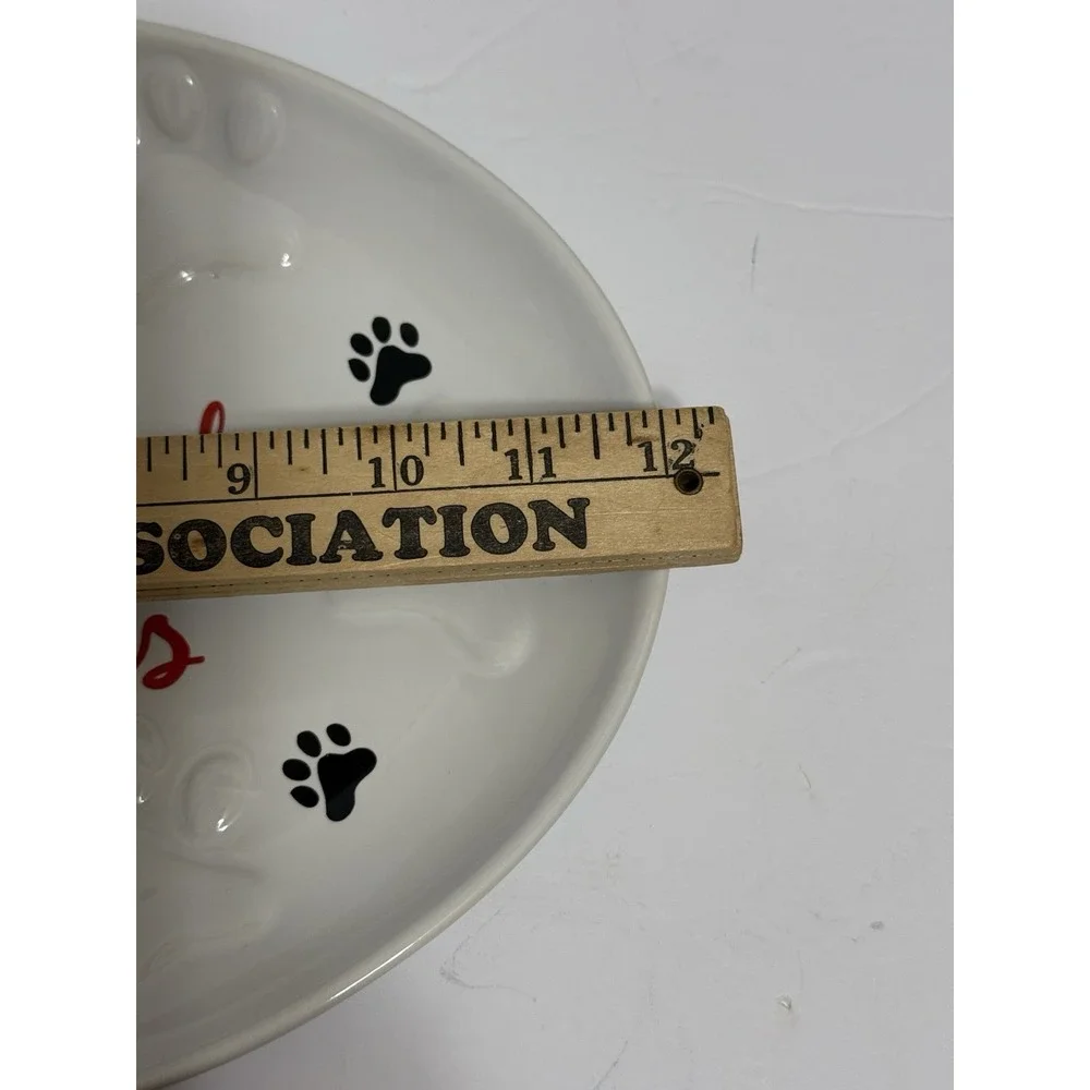 Pawprints Dog Lover Platter Road‎ to My Heart Paved W Pawprints Pet Parent GIFT